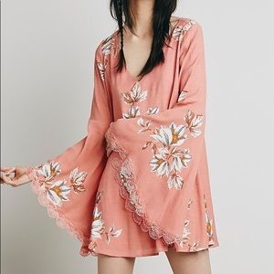 Free people Floral Wanderer mini dress